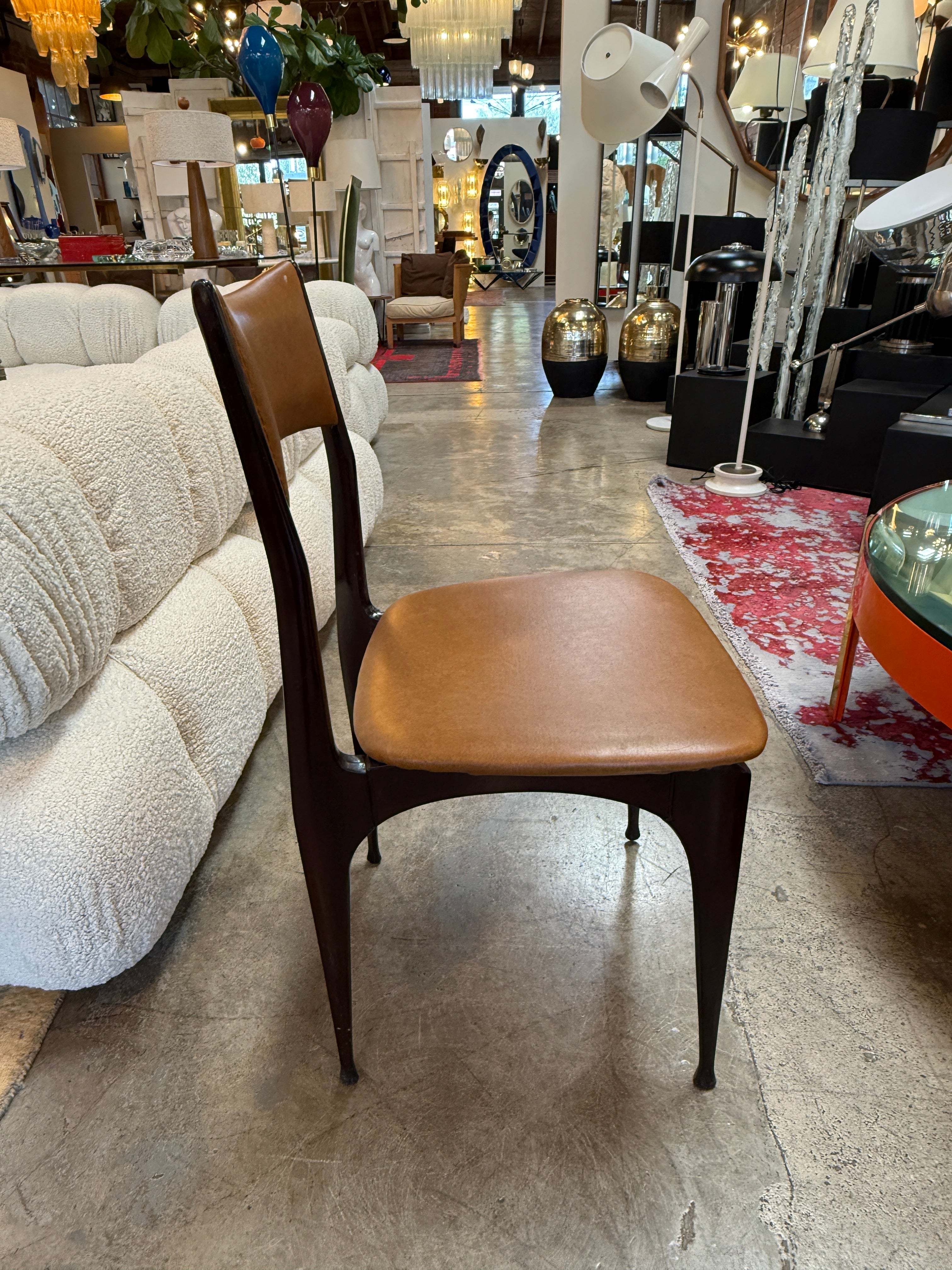 Set of 6 Dining Chairs by Ico Parisi for Ariberto Colombo