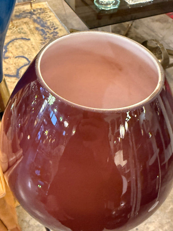 Stilnovo Floor Lamp with Two “Incamiciati” Glass Shades, Italy, 1950s–1960s