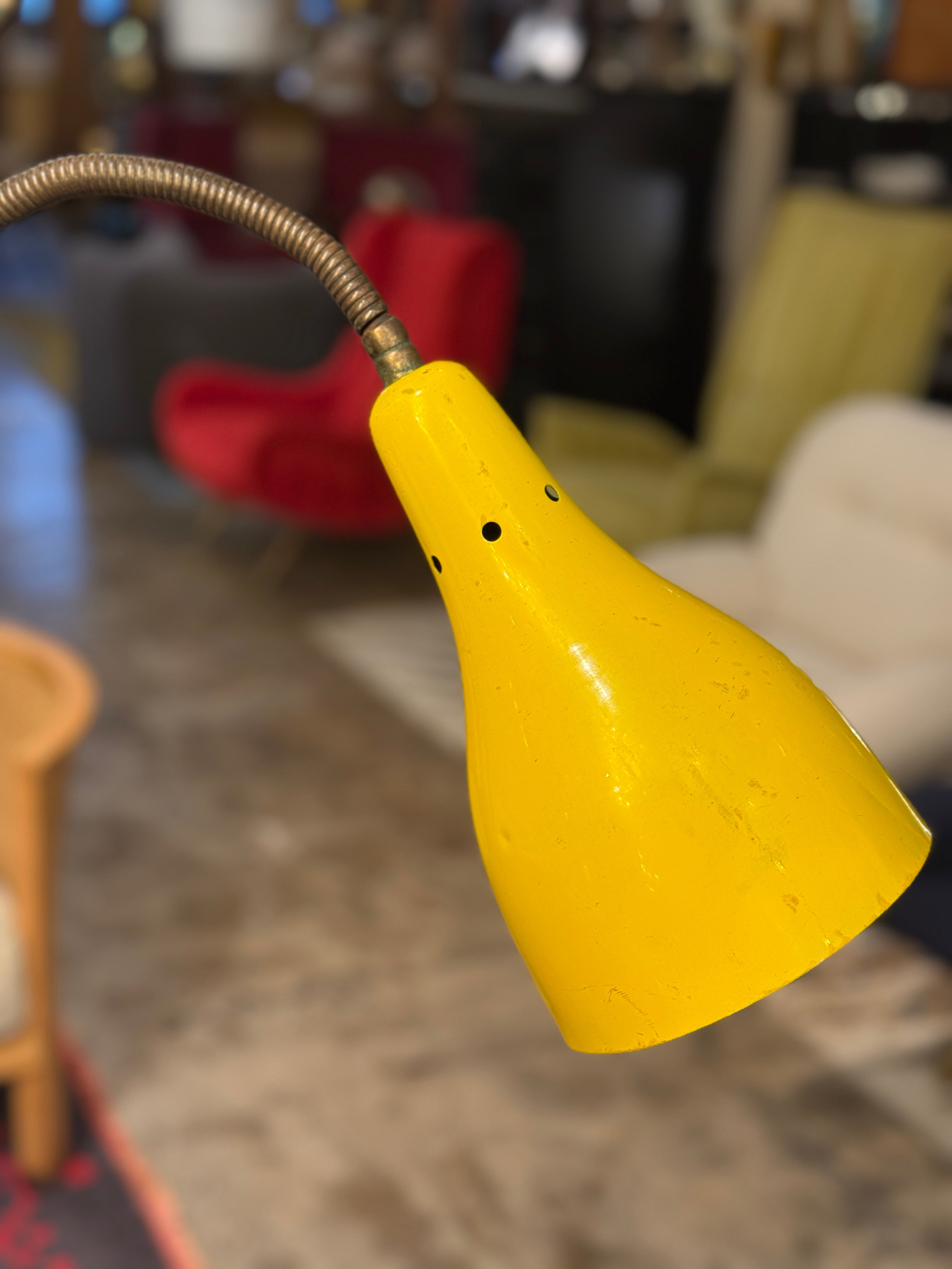 Attributed to Giuseppe Ostuni, Three-Light Floor Lamp, Italy, 1950s