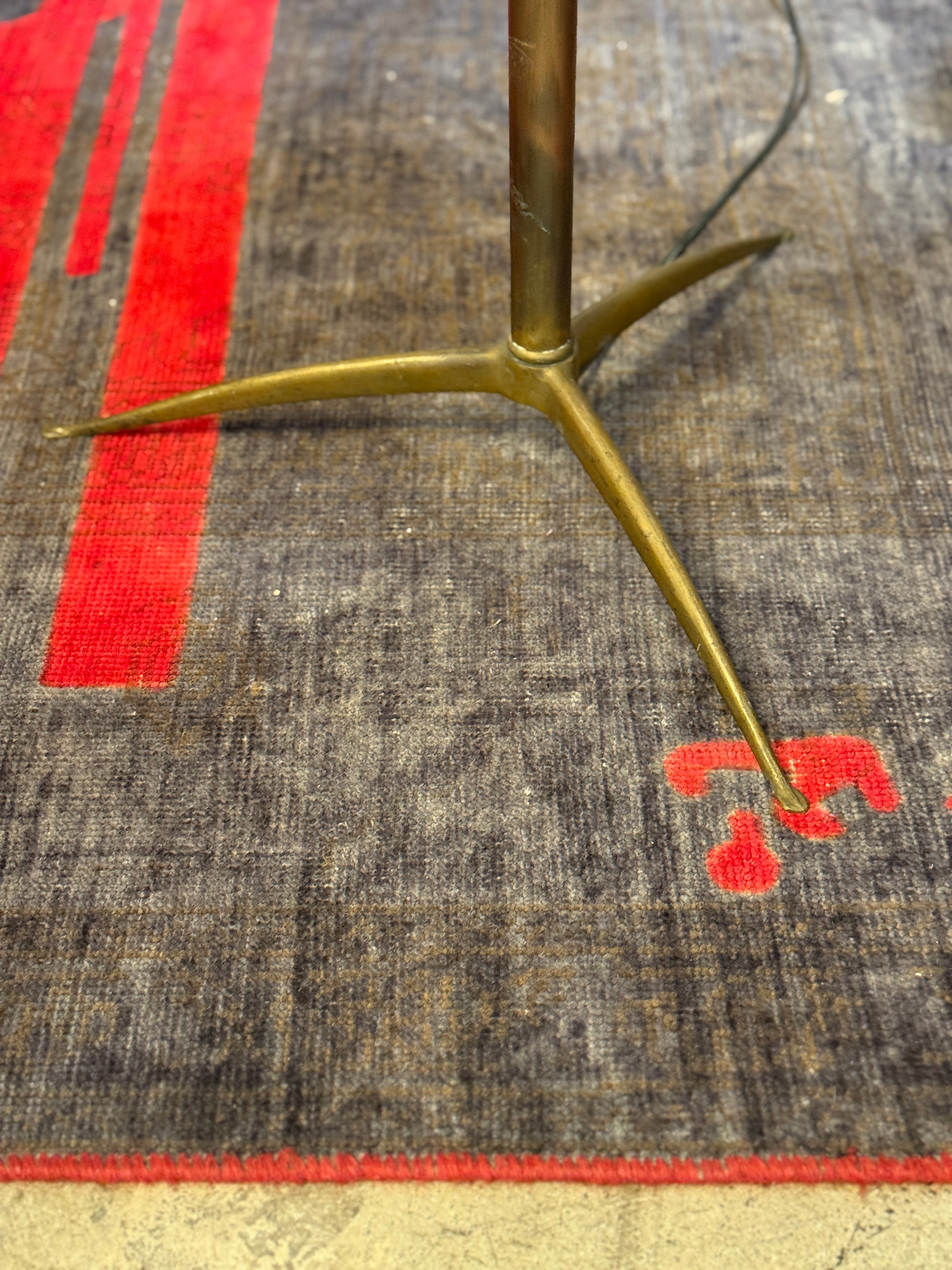 Attributed to Giuseppe Ostuni, Three-Light Floor Lamp, Italy, 1950s