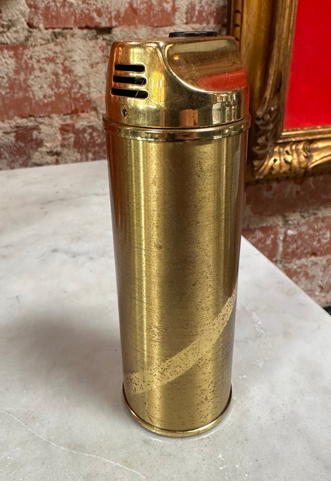 1970s Italian Brass Table Lighter