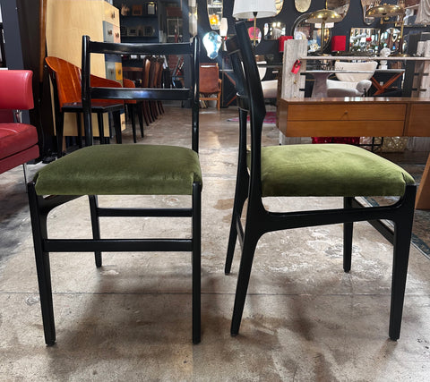 Pair of 6 Rare Gio Ponti "Leggera" Dining Chairs 1950s