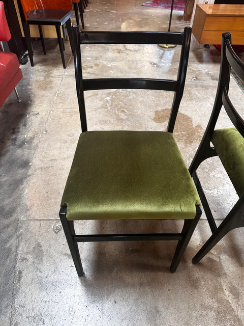 Pair of 6 Rare Gio Ponti "Leggera" Dining Chairs 1950s