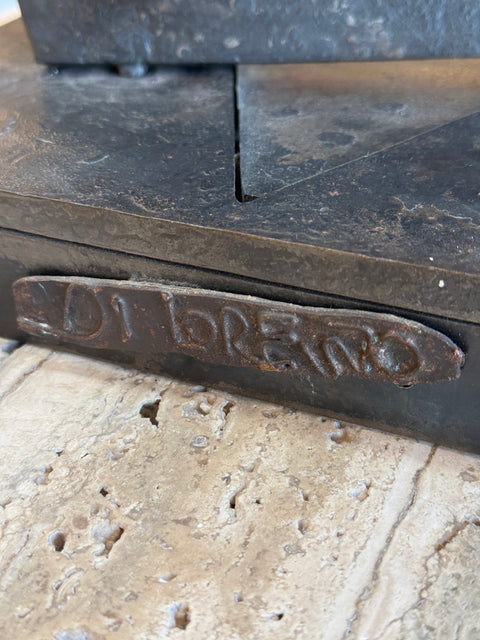 Abstract Metal Sculpture by Di Lorenzo