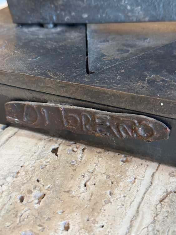 Abstract Metal Sculpture by Di Lorenzo