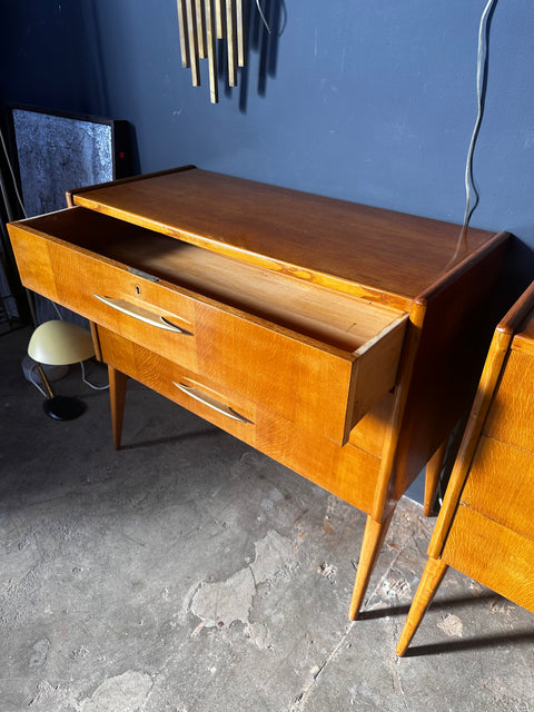 Pair of 2 Mid Century Italian Credenza 1970s