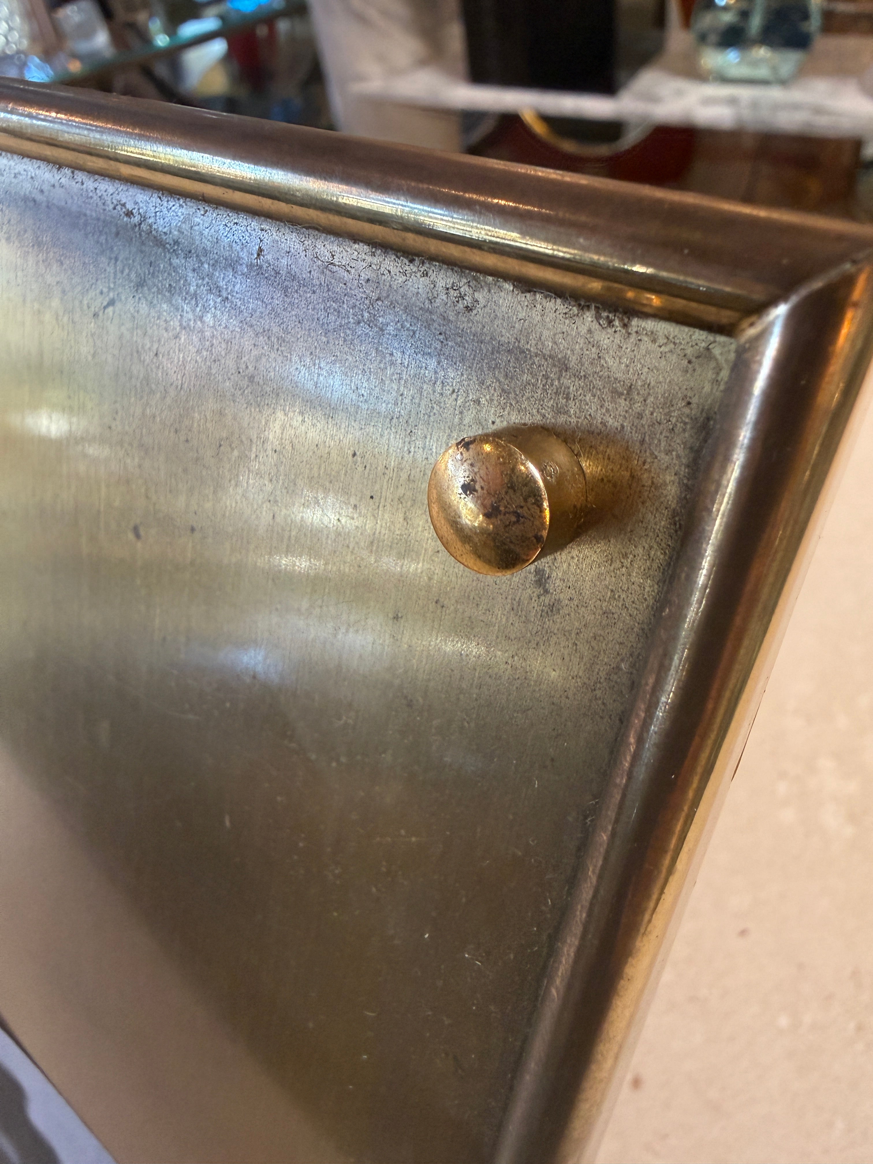 Brass Magnetic Photo Frame with Decorative Studs