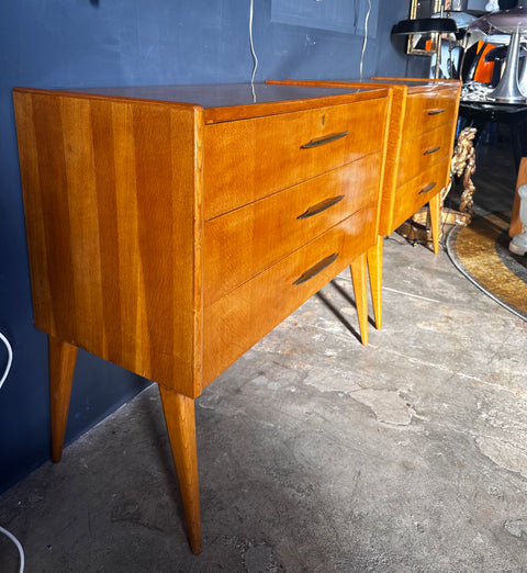 Pair of 2 Mid Century Italian Credenza 1970s