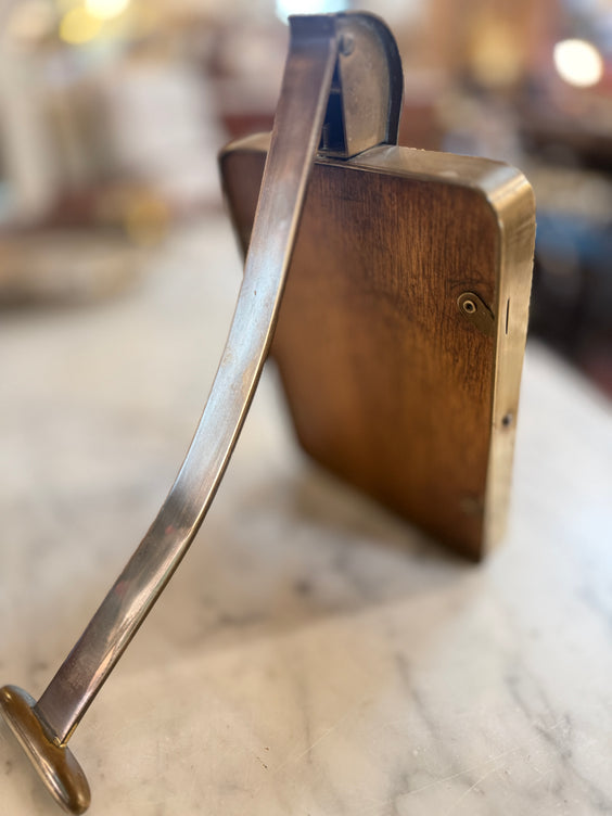 Italian Brass Table Mirror, 1960s