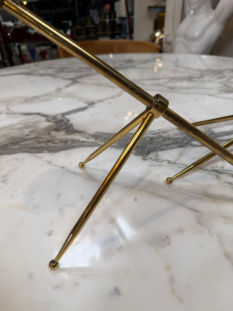 Pair of Giuseppe Ostuni Style Italian Brass Table Lamps