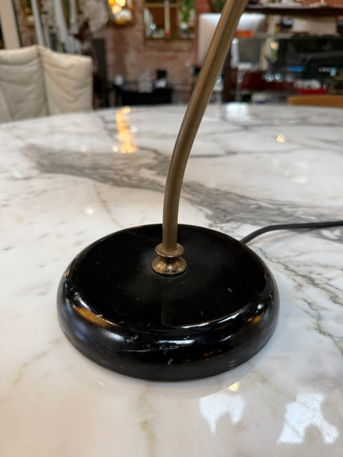 Stilnovo Adjustable Desk Lamp in Black & Brass