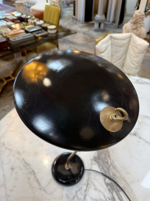 Stilnovo Adjustable Desk Lamp in Black & Brass