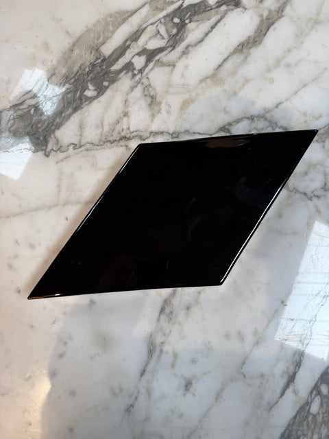 Ferdinando Loffredo Black & White Geometric Ceramic Catchall Dish