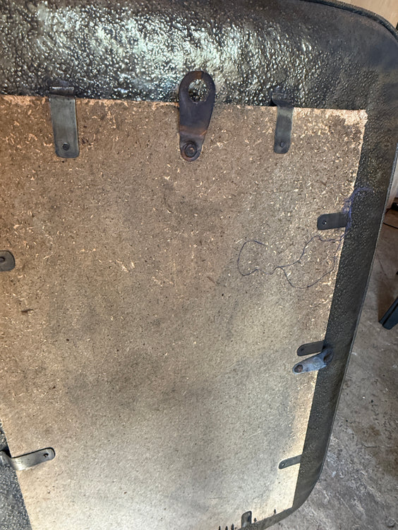 Hammered Nickel-Plated Copper Mirror by Angelo Bragalini, Italy, 1960