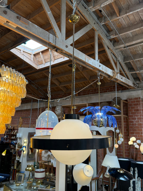 Stilnovo "Disco Volante" Pendant Light, Italy, 1960s