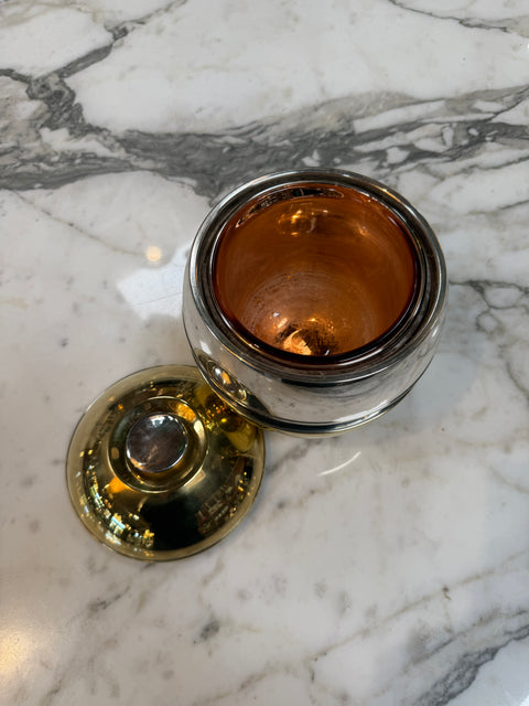 Vintage Champagne Cooler with Lid