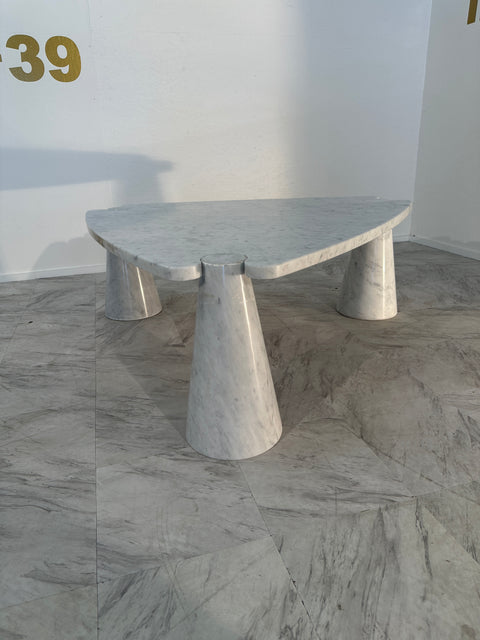 Oversize Angelo Mangiarotti Eros Series Italian Coffee Table 1971