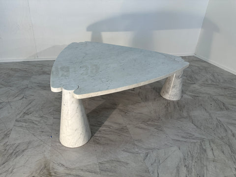 Mid-Century Modern Angelo Mangiarotti Eros Series Italian Coffee Table 1971