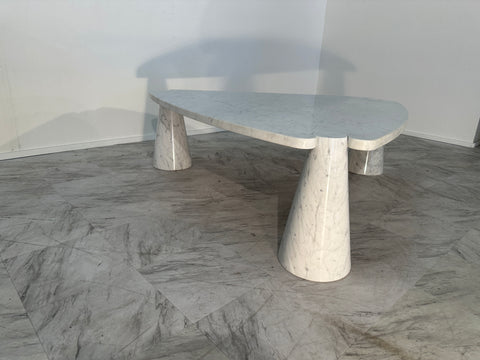 Mid-Century Modern Angelo Mangiarotti Eros Series Italian Coffee Table 1971