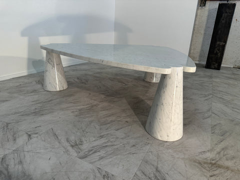 Mid-Century Modern Angelo Mangiarotti Eros Series Italian Coffee Table 1971