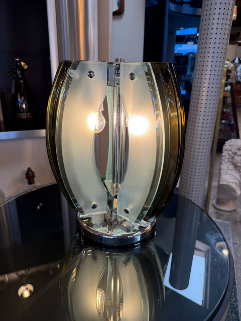 Veca Space Age Table Lamp for Fontana Arte 1970s Italy