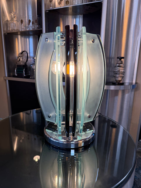 Veca Space Age Table Lamp for Fontana Arte 1970s Italy
