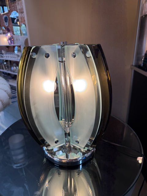 Veca Space Age Table Lamp for Fontana Arte 1970s Italy