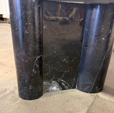 Gae Aulenti for Knoll “Jumbo” Black Marble Coffee Table, Italy 1960s
