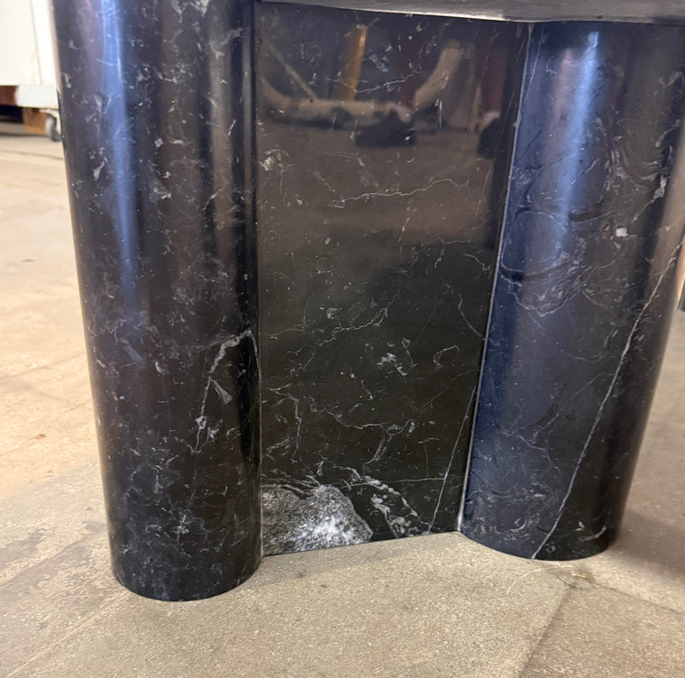 Gae Aulenti for Knoll “Jumbo” Black Marble Coffee Table, Italy 1960s