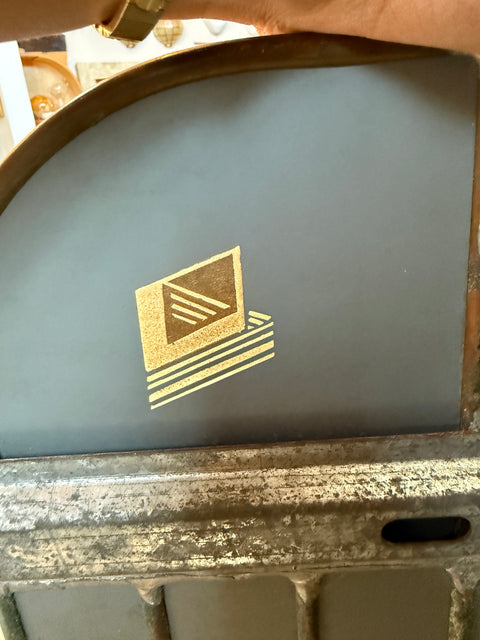 Antonio Lupi  Art Deco Wall Mirror, Italy, c. 1970s