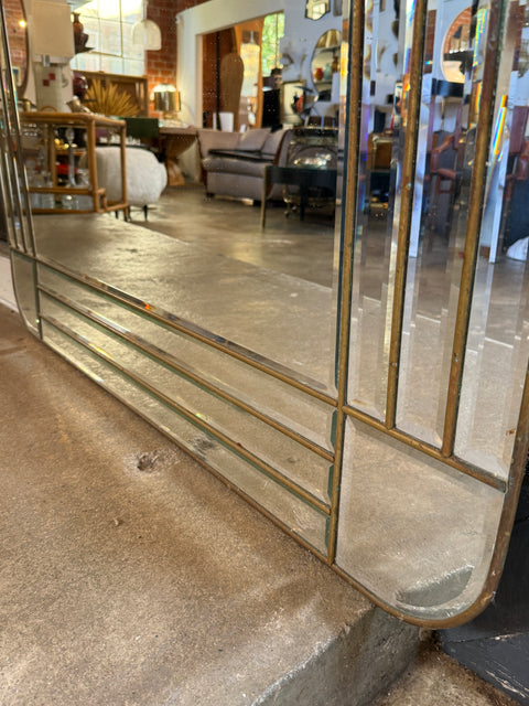 Antonio Lupi  Art Deco Wall Mirror, Italy, c. 1970s