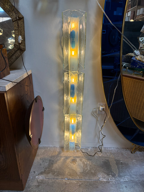 3 Tier 1970s Murano Glass Wall Sconces by Carlo Nason for AV Mazzega – Set of 2