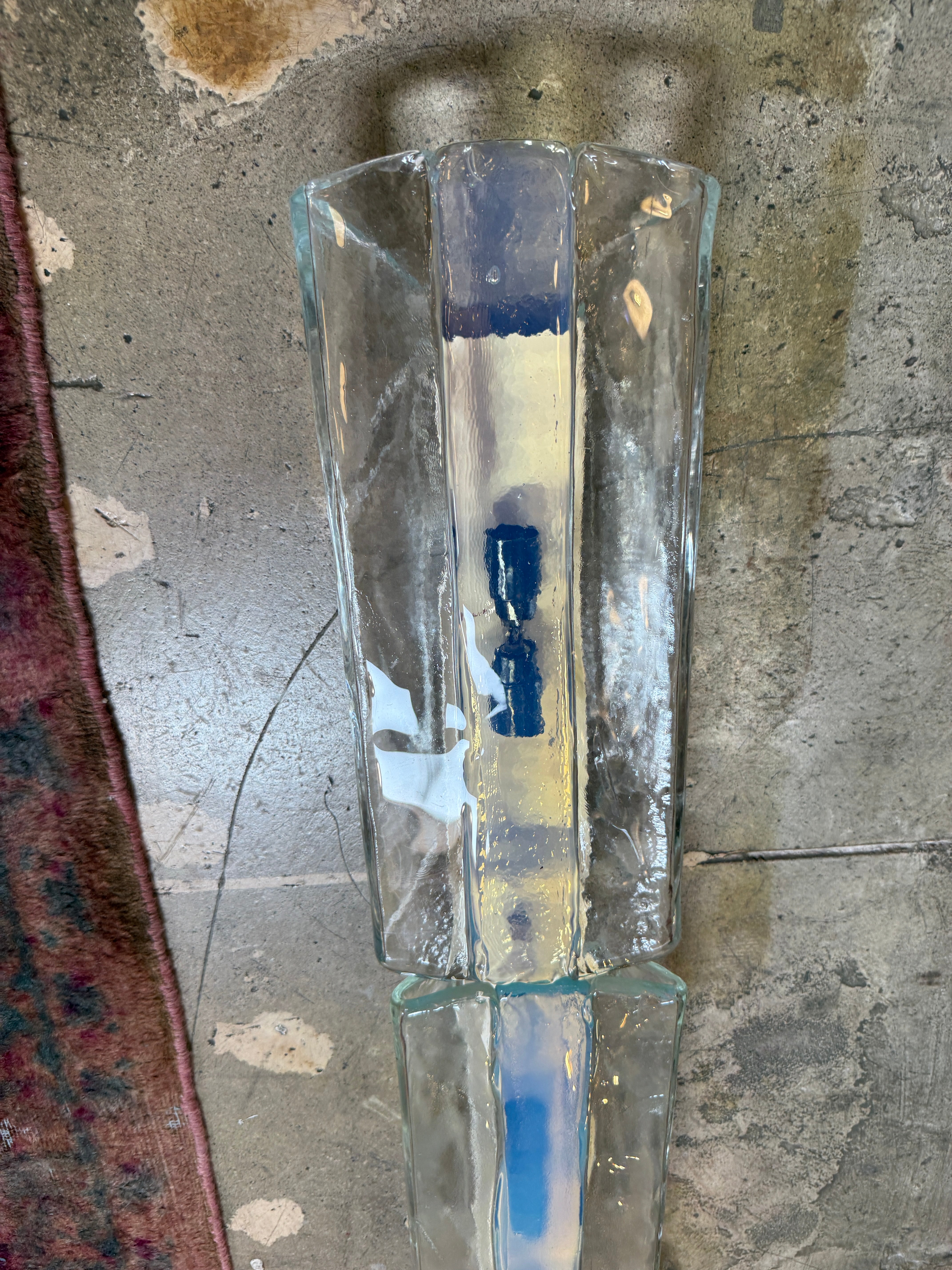 3 Tier 1970s Murano Glass Wall Sconces by Carlo Nason for AV Mazzega – Set of 2
