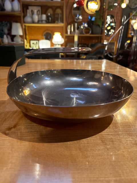 Vintage Decortive Silver Center Bowl by Sabbatini