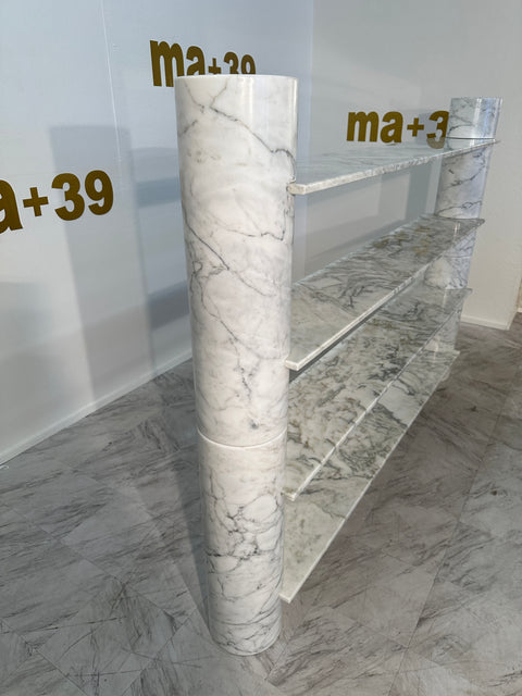 "Loico" Marble Bookcase by Angelo Mangiarotti
