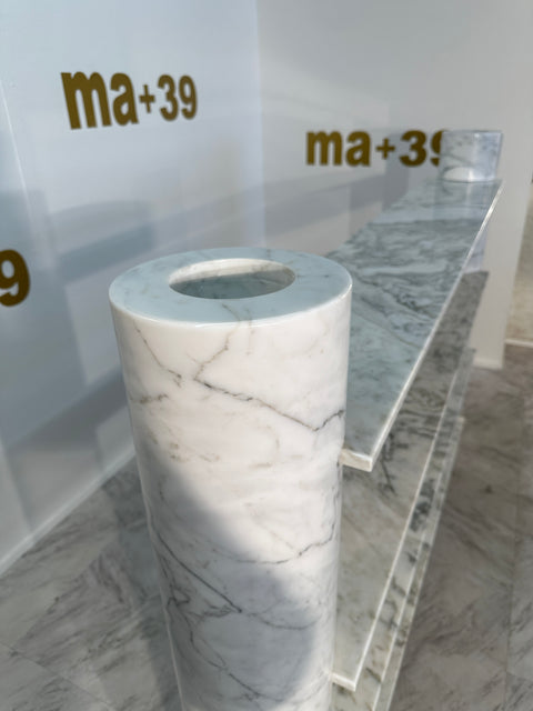 "Loico" Marble Bookcase by Angelo Mangiarotti