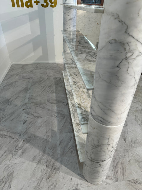 "Loico" Marble Bookcase by Angelo Mangiarotti
