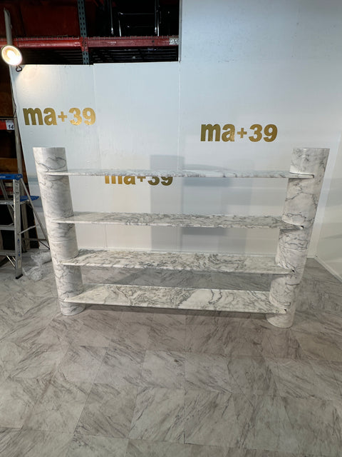 "Loico" Marble Bookcase by Angelo Mangiarotti