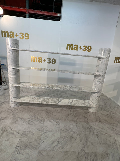 "Loico" Marble Bookcase by Angelo Mangiarotti