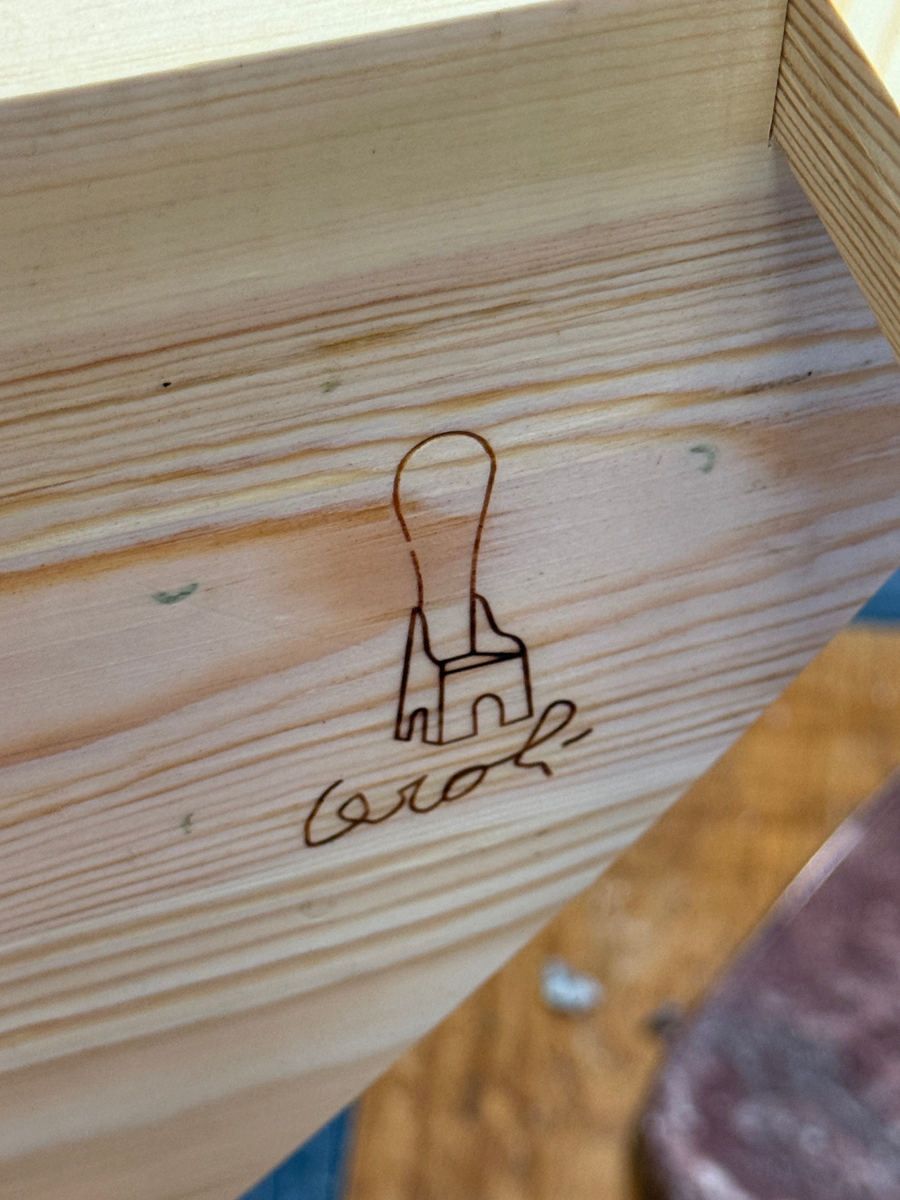 *La Rosa dei Venti* Dining Table, Mario Ceroli Signed