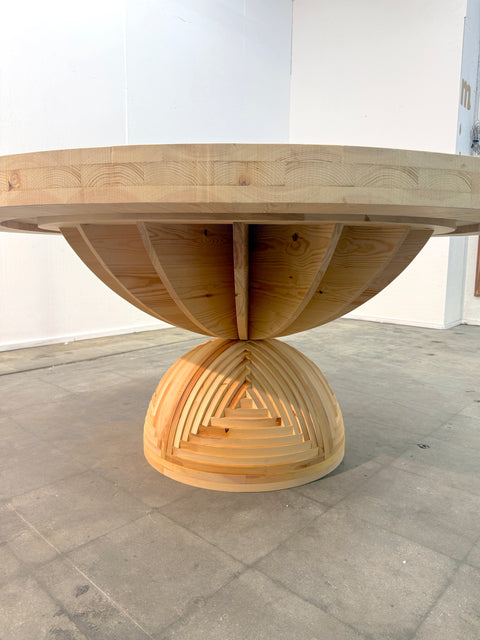 *La Rosa dei Venti* Dining Table, Mario Ceroli Signed