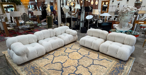Mario Bellini “Camaleonda” modular sofa set, 5 pieces.