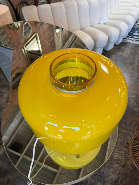 LT226 Murano Glass Table Lamp by Carlo Nason for Mazzega in Yellow