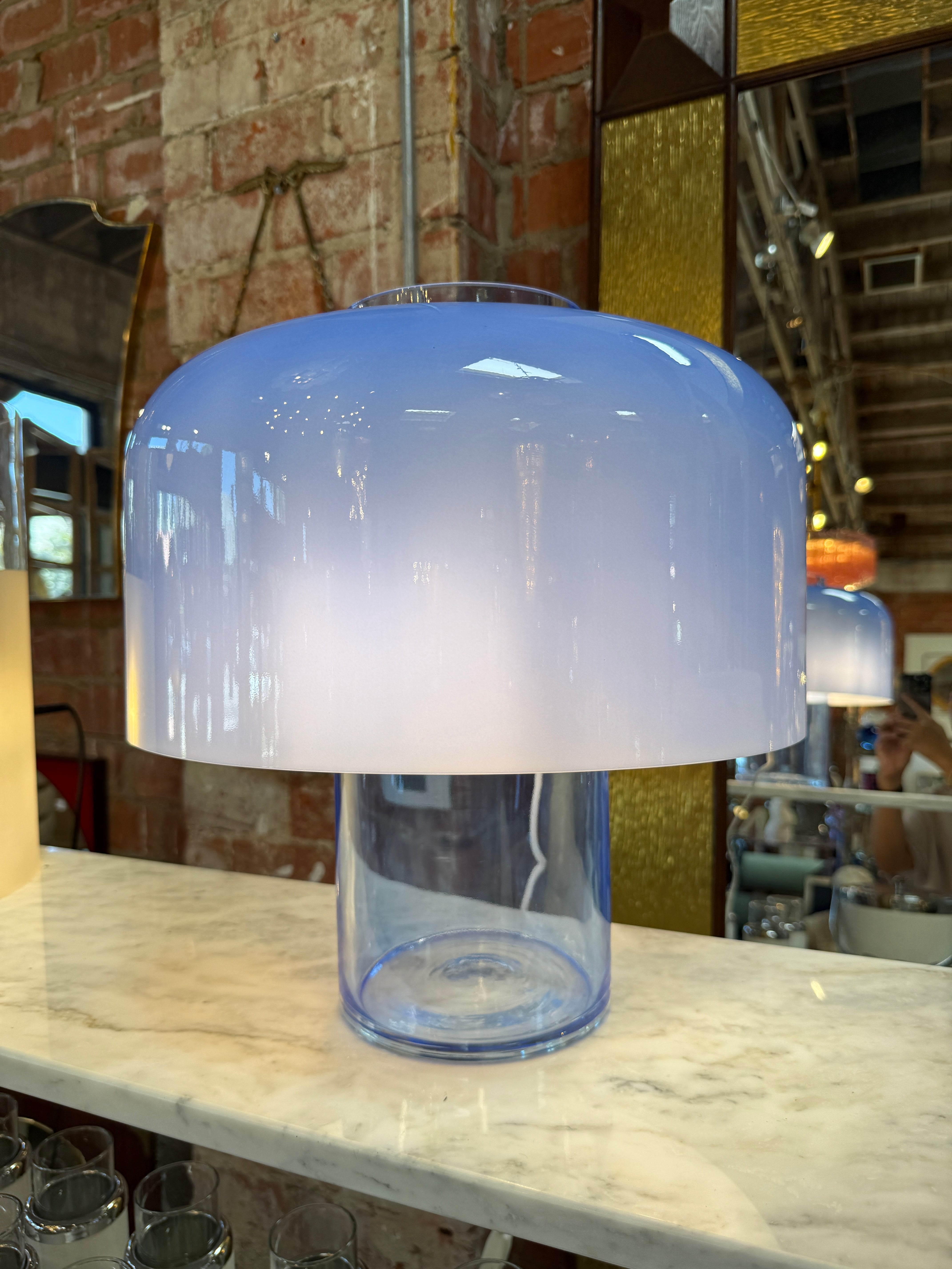 LT226 Murano Glass Table Lamp by Carlo Nason for Mazzega, Italy