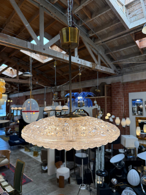 Set of Carl Fagerlund for Orrefors Pendant Light for Lyfa, Denmark, 1960s