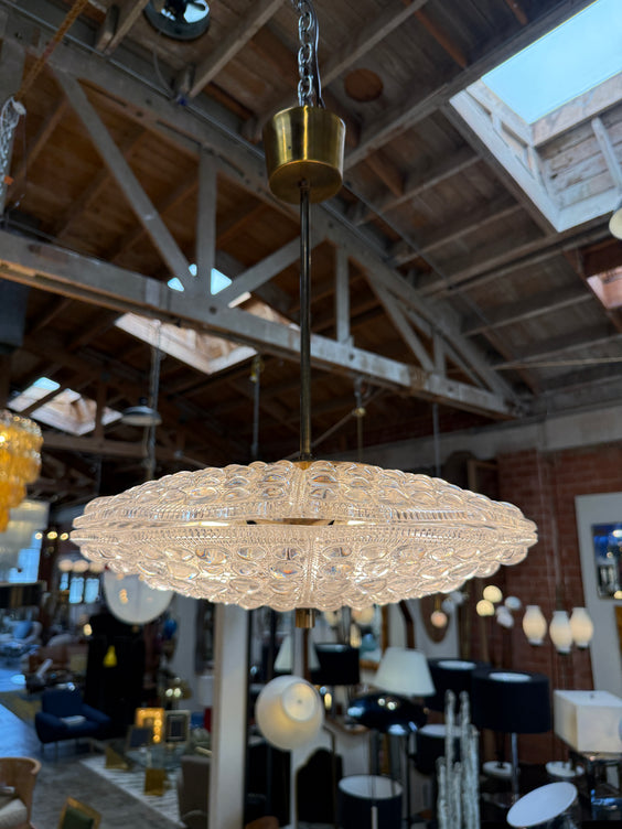 Set of Carl Fagerlund for Orrefors Pendant Light for Lyfa, Denmark, 1960s