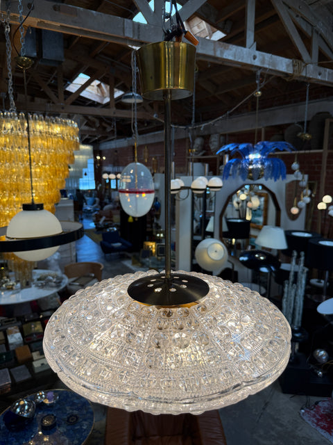 Set of Carl Fagerlund for Orrefors Pendant Light for Lyfa, Denmark, 1960s
