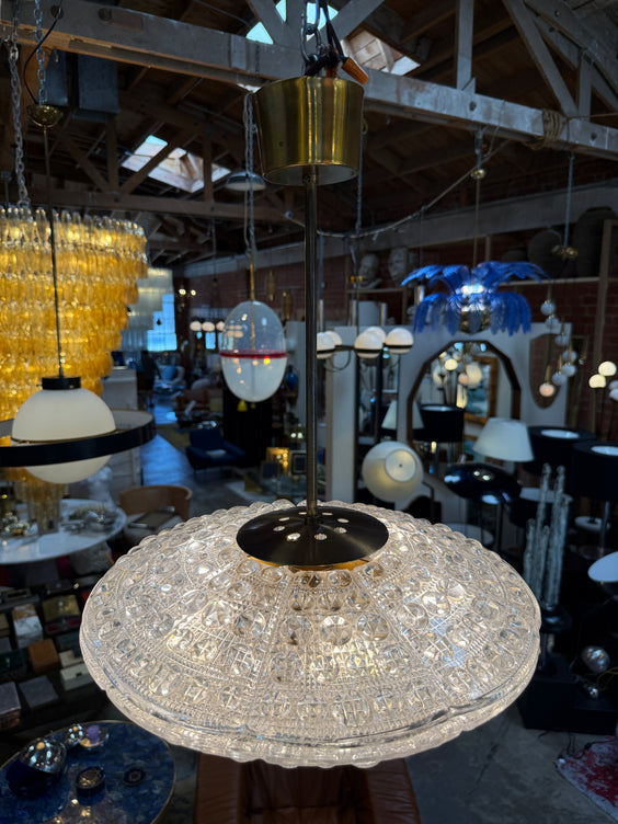 Set of Carl Fagerlund for Orrefors Pendant Light for Lyfa, Denmark, 1960s
