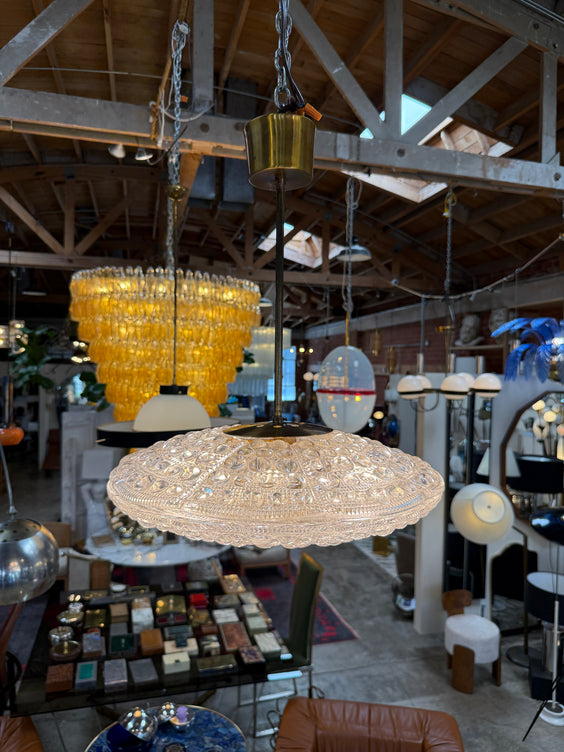 Set of Carl Fagerlund for Orrefors Pendant Light for Lyfa, Denmark, 1960s