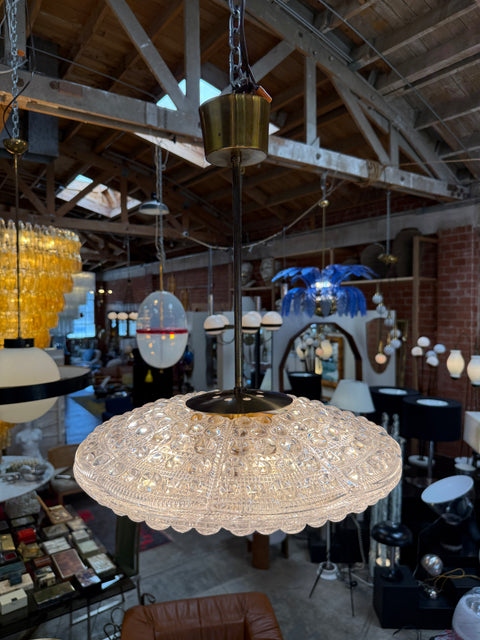 Set of Carl Fagerlund for Orrefors Pendant Light for Lyfa, Denmark, 1960s